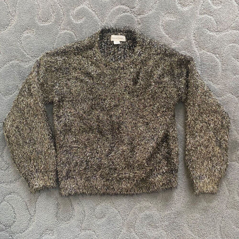 Treasure & Bond Sparkle Long sleeve sweater, kids Girls Size Large 10y 12y